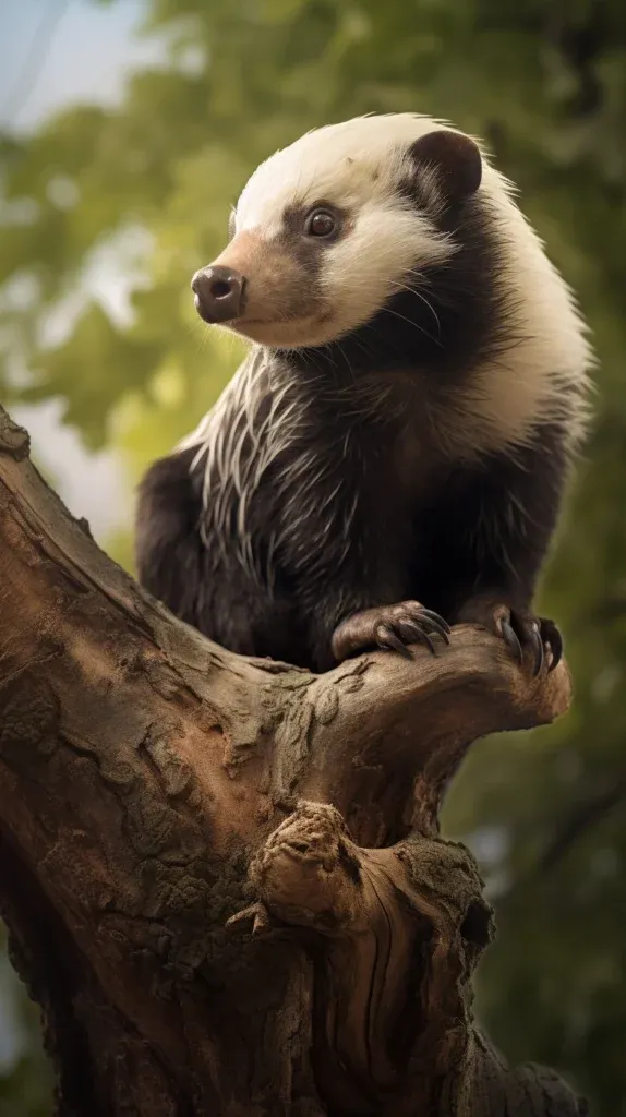HipBadger carrier badger illustration