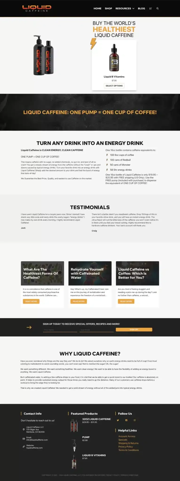 eCommerce website design