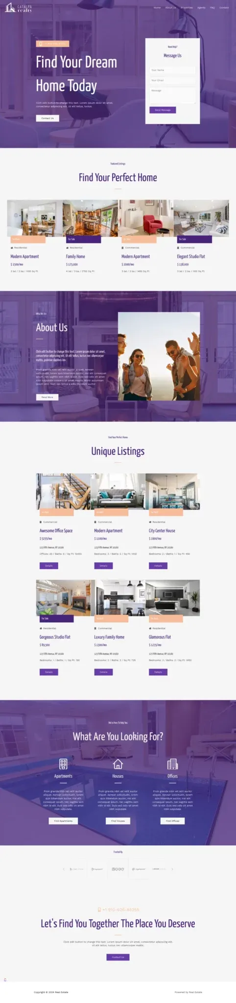 Realtor website design