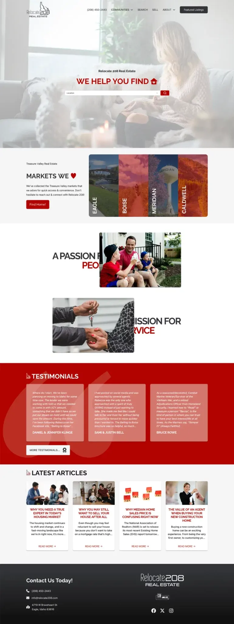 Realtor website design